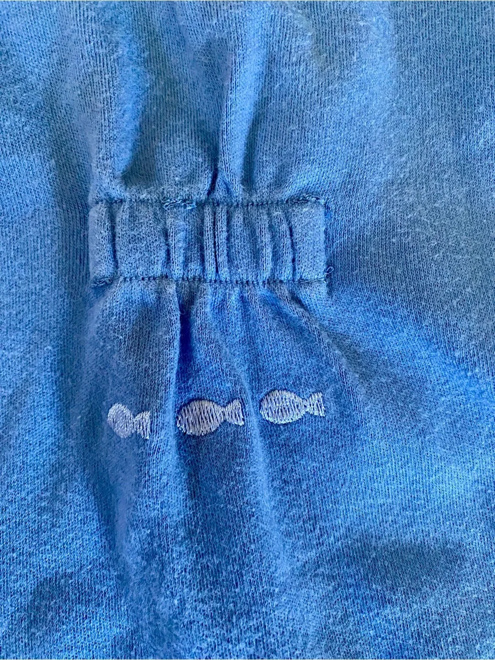 Vintage Carters Baby Whale Overall Romper 6-9 Months